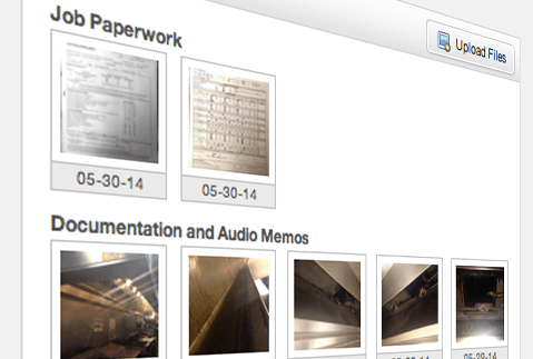 paperwork-photos Job attachments - photos and files