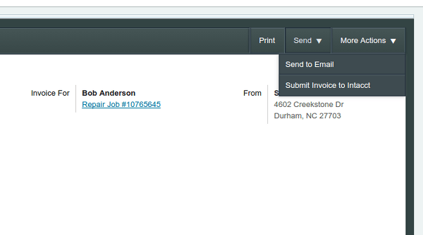 servicetrade and sage intacct integration intacct